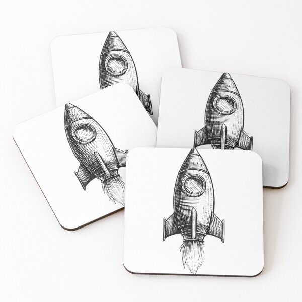 Item preview, Vintage Rocket Launch Art Print   designed and sold by Visual Foundry.