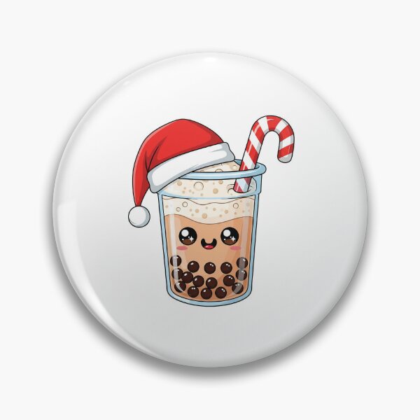 Item preview, Cute Kawaii Christmas Santa Bubble Tea designed and sold by istoriadesign.