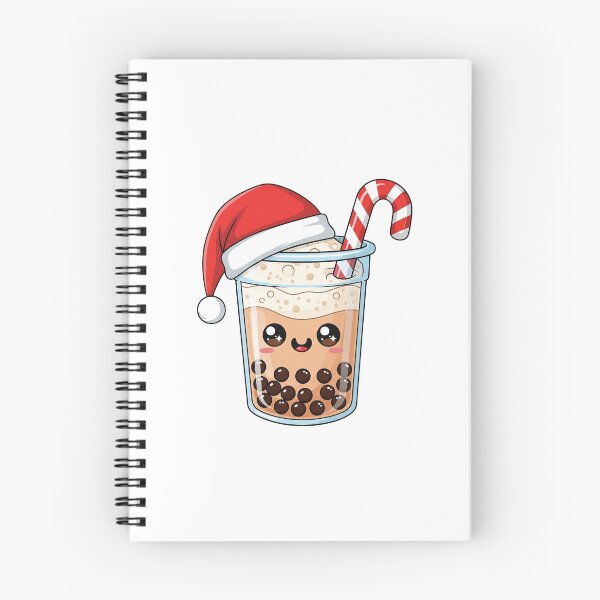 Item preview, Cute Kawaii Christmas Santa Bubble Tea designed and sold by istoriadesign.