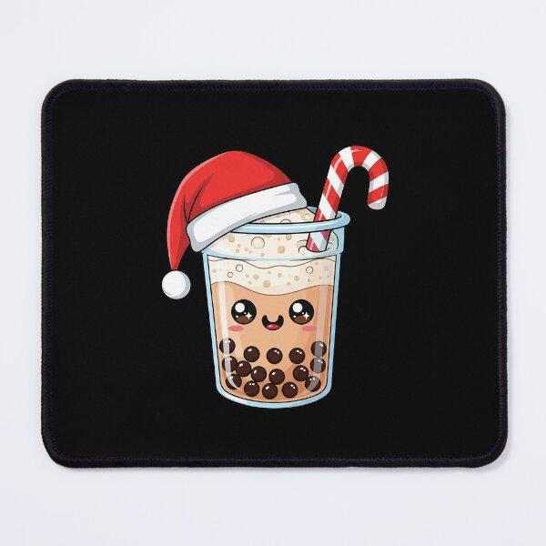 Item preview, Cute Kawaii Christmas Santa Bubble Tea designed and sold by istoriadesign.
