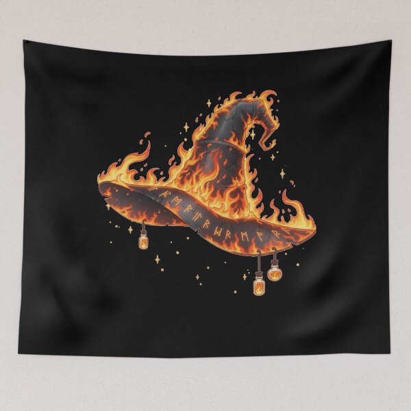 Item preview, Fiery Hat Witch Hat designed and sold by A-Szczesniak.