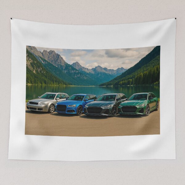 Item preview, Colorful Array Of Fast Cars Celebrates Engineering Across Eras designed and sold by RevUpDesign.