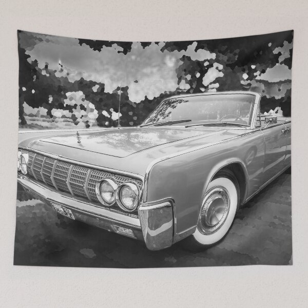 Item preview, 1964 Blue Lincoln Continental Convertible X101 designed and sold by RichFrancoCars.