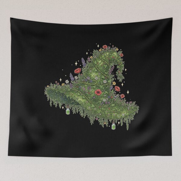 Item preview, Floral Witch Hat designed and sold by A-Szczesniak.