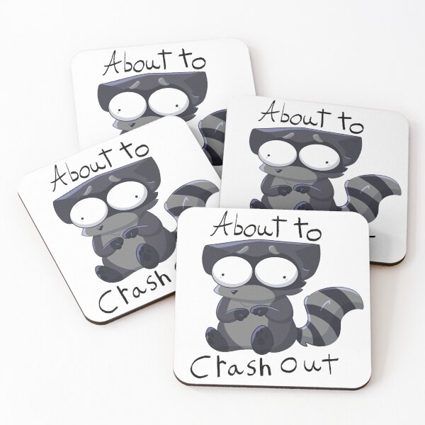 Item preview, About to crash out Raccoon designed and sold by 1ManShOwO.