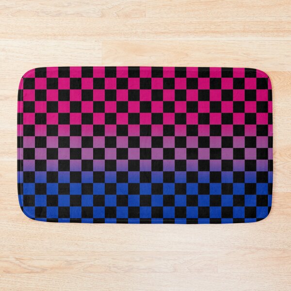 Item preview, bi pride flag checker print designed and sold by grxyv.