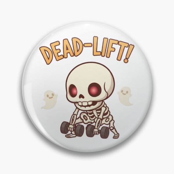 Item preview, Deadlift Skeleton T-Shirt – Funny Gym Workout Halloween Shirt – Cute Spooky Fitness Graphic Tee designed and sold by JablonskyGraphs.