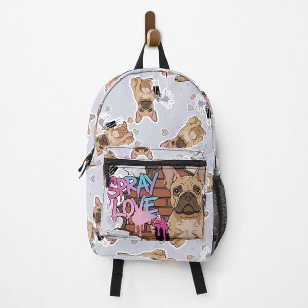 Item preview, Spray Love Frenchie Pattern – Bold Graffiti Dog Design (Statement Edition) designed and sold by blaze_art.
