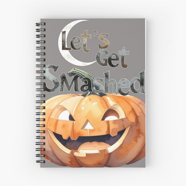 Item preview, Let's get smashed, get drunk, pumpkin Halloween designed and sold by LiskoDesign.