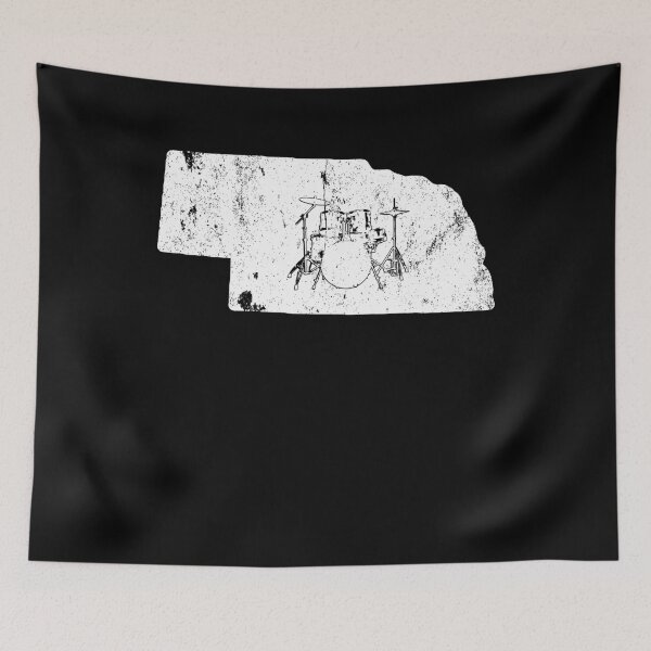 Item preview, Nebraska Drummer Tshirt designed and sold by shoppzee.