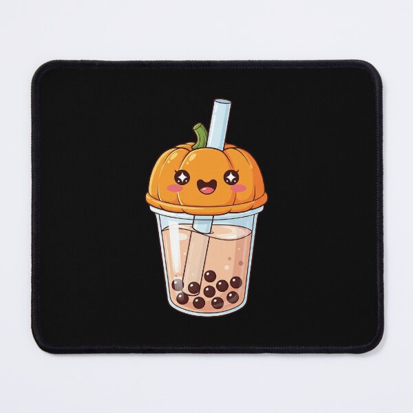 Item preview, Cute Kawaii Pumpkin Bubble Tea designed and sold by istoriadesign.