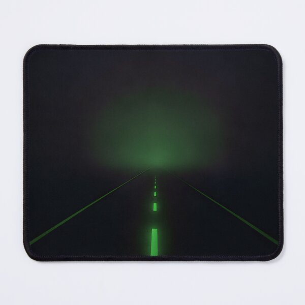 Item preview, Neon Green Road Lines – Futuristic Minimalist Picture designed and sold by PosterFuel.