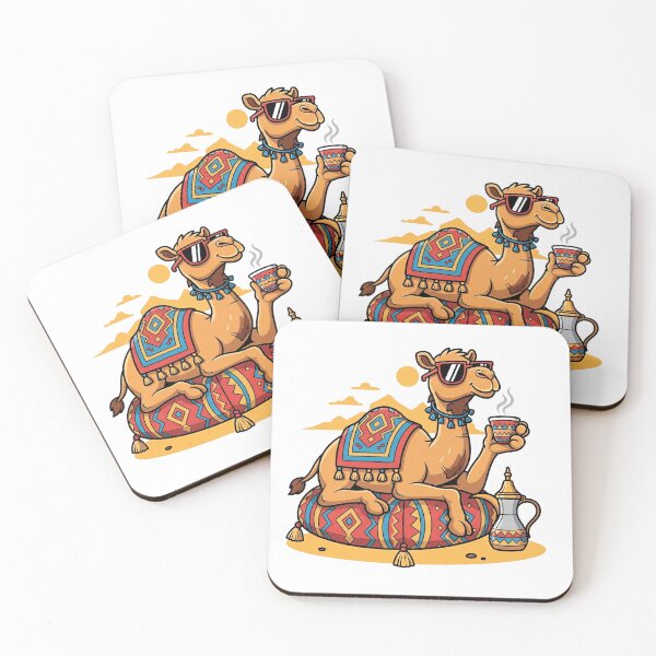Item preview, Cartoon Character Drinking Coffee – Fun Illustrator Design designed and sold by SaicoGN.