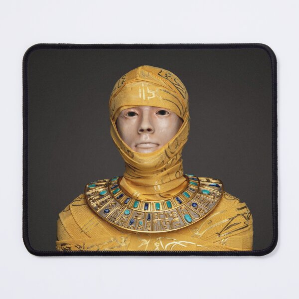 Item preview, Egyptian Mummy vintage atmoospheric historical image capturing the mysterious nature of the Pharaohs designed and sold by Vintage Designs +.