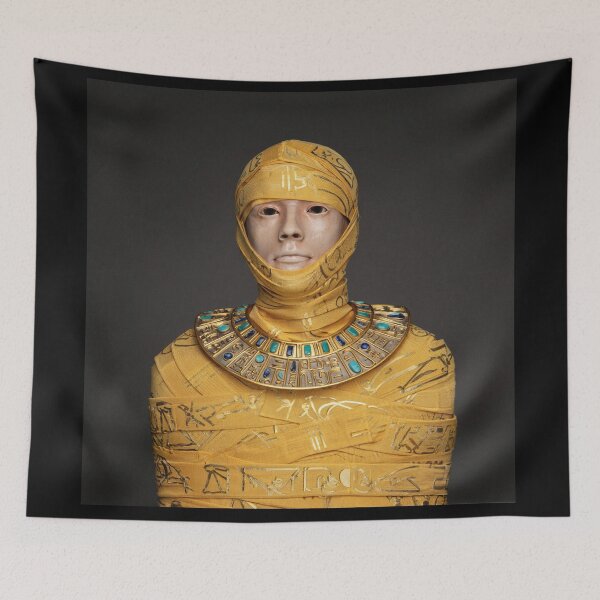Item preview,  Egyptian Mummy vintage atmoospheric historical image capturing the mysterious nature of the Pharaohs designed and sold by Vintage Designs +.