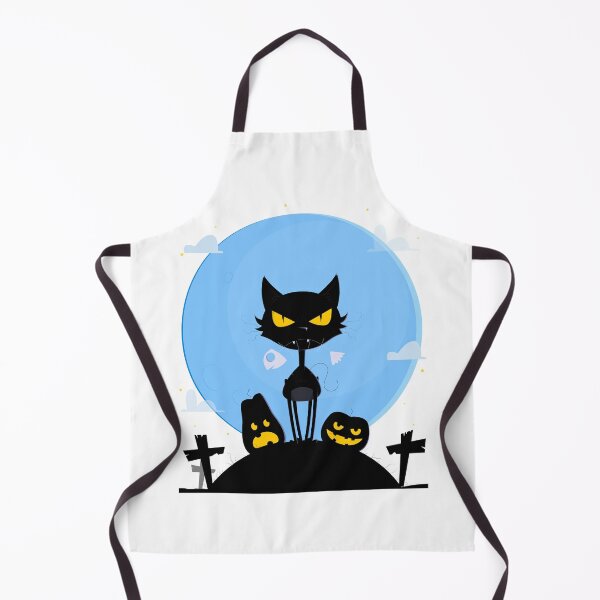 Item preview, Query successful A Spooky Black Cat and Blue Moon designed and sold by GSJGROUP.