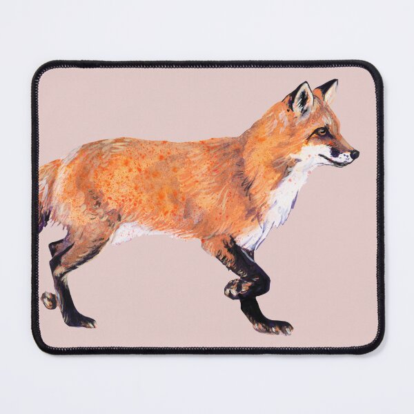 Item preview, Alert Fox by artist Renee Machan designed and sold by RMachanArt.