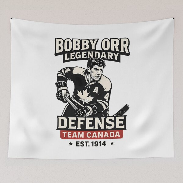 Item preview, Bobby Orr Legendary Defense Shirt  Team Canada Hockey Est. 1914 designed and sold by matecarolyn.