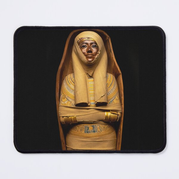 Item preview, Egyptian Mummy vintage atmoospheric historical image capturing the mysterious nature of the Pharaohs designed and sold by Vintage Designs +.