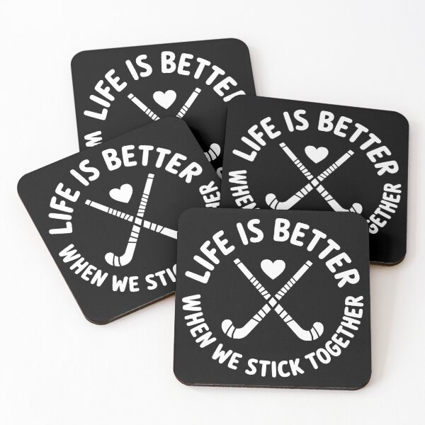 Item preview, Field Hockey - Life Is Better When We Stick Together designed and sold by theartfulaspie.