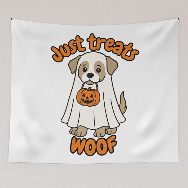 Item preview, Halloween Dog Just Treats  designed and sold by DesignbyOla.