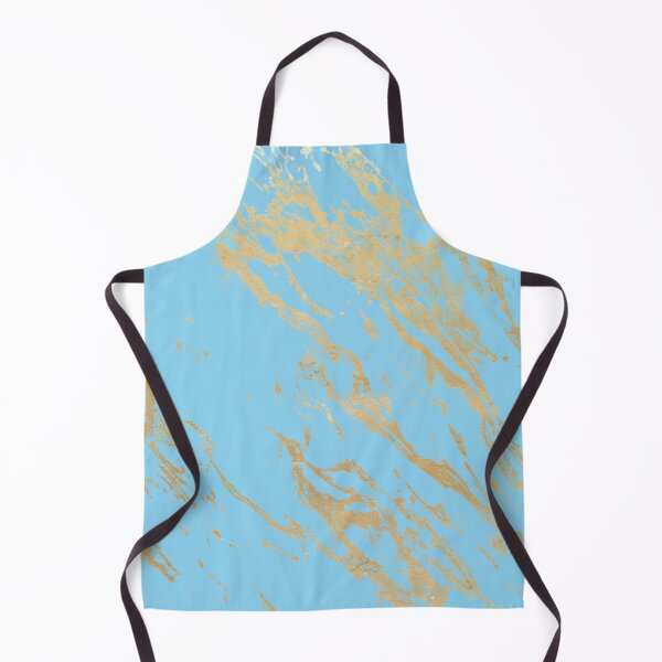 Aperçu de l'œuvre Motif marbré doré contrastant avec le bleu pastel. créée et vendue par SPTSRW.