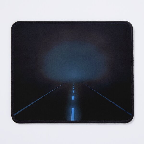 Item preview, Neon Blue Road Lines – Futuristic Minimalist Picture designed and sold by PosterFuel.