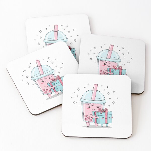 Item preview, Cute Kawaii Bubble Tea with Gift designed and sold by istoriadesign.