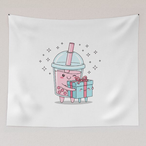 Item preview, Cute Kawaii Bubble Tea with Gift designed and sold by istoriadesign.