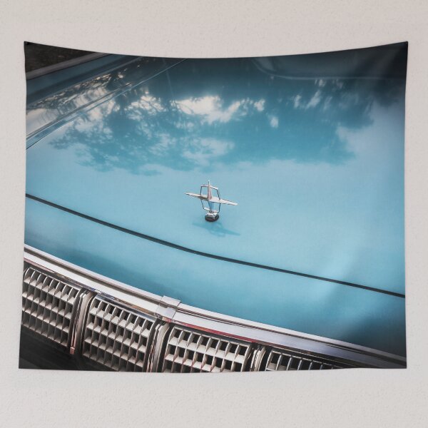 Item preview, 1964 Blue Lincoln Continental Convertible X105 designed and sold by RichFrancoCars.