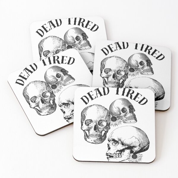 Item preview, Dead Tired Skull Illustration designed and sold by Mix Mood.