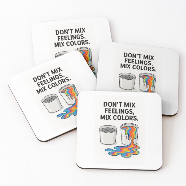 Item preview, Dont mix feelings mix colours designed and sold by PourtionOfArt.