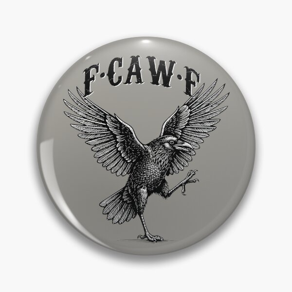 Item preview, F-Caw-F Black Crow Lover Humor Raven FCAWF Meme designed and sold by MintaApparel.