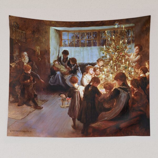 Item preview, The Christmas Tree - Albert Chevallier Tayler designed and sold by Jon-Baran.