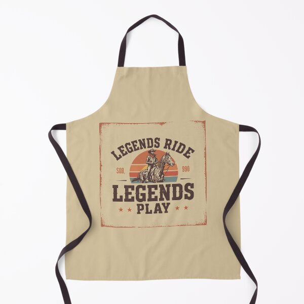 Item preview, Legends Ride, Legends Play - Cowboy on Horseback Sunset Design designed and sold by ThreadGhost.