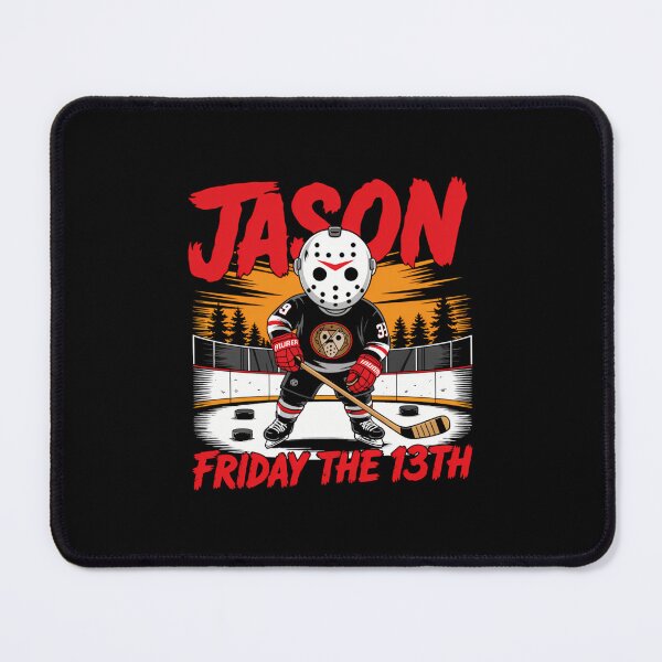 Artikelvorschau, Jason Freitag der 13. Hockey Rink Horror Cartoon Mashup entworfen und verkauft von trangaualac.