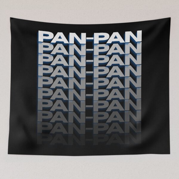 Aperçu de l'œuvre Pan-Pan Aviation Design - Cadeau amusant pour pilote - Art graphique d'avion créée et vendue par Aviator’s Gallery.