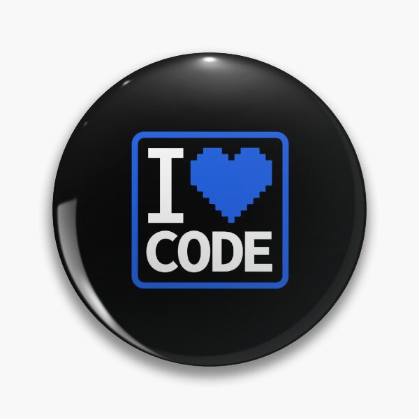 Item preview, Copy of I Love Code Programming Blue Heart Design designed and sold by PO3Designs.