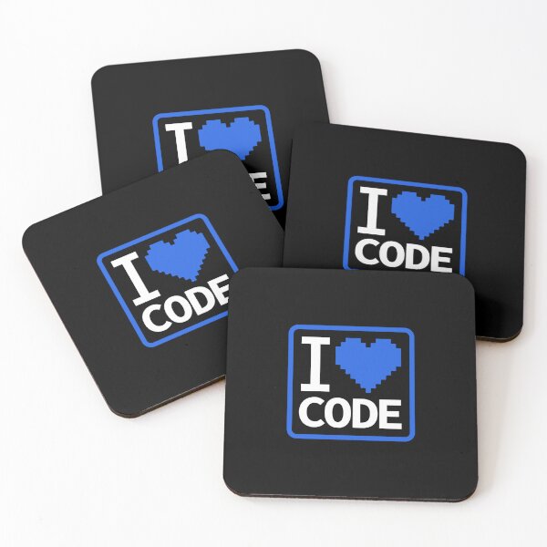Item preview, Copy of I Love Code Programming Blue Heart Design designed and sold by PO3Designs.