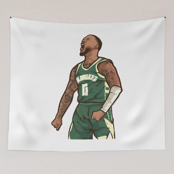 Item preview, Damian Lillard Celebration Cartoon designed and sold by matecarolyn.