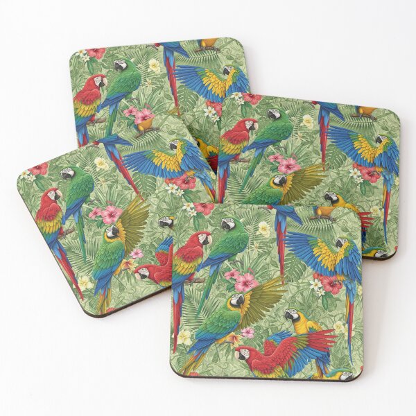 Item preview, Vibrant Parrots designed and sold by GraphicMondaze.
