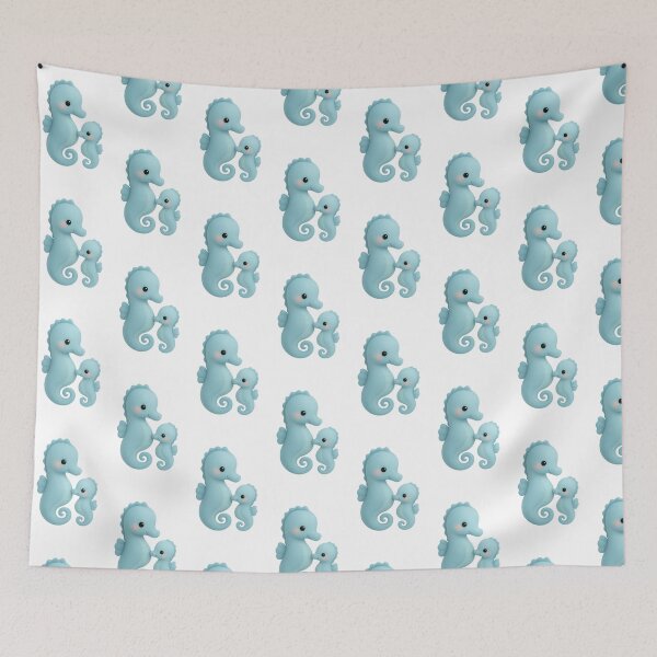 Item preview, Seahorses Mother and Son designed and sold by JOSTH.
