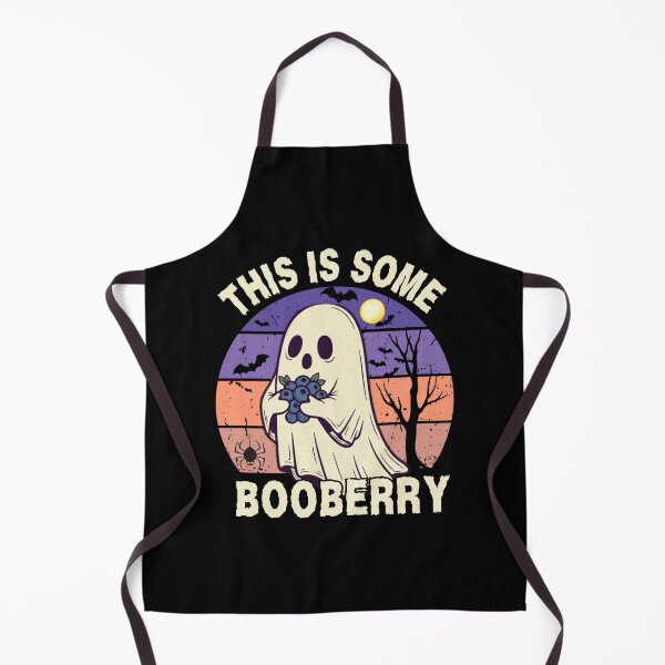 Item preview, Booberry Ghost Funny Halloween Retro Spooky Pun Tee designed and sold by MotivaChic.