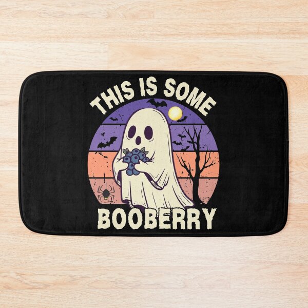 Item preview, Booberry Ghost Funny Halloween Retro Spooky Pun Tee designed and sold by MotivaChic.