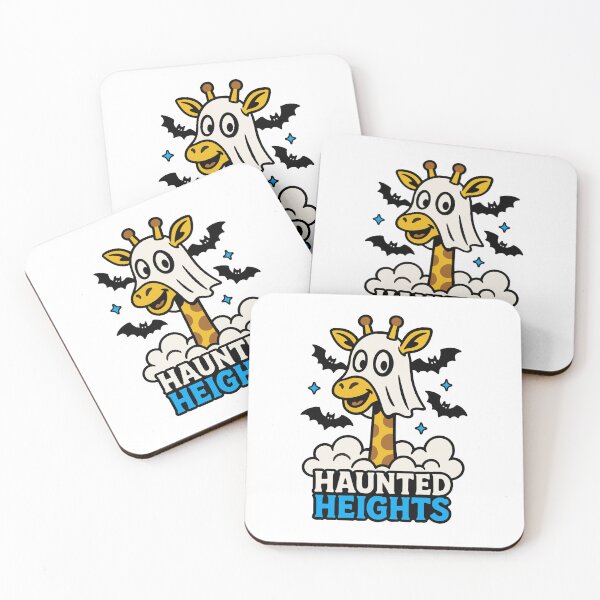 Item preview, Haunted Heights Cute Giraffe Ghost Halloween designed and sold by SnappyPNG.