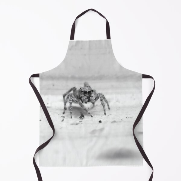 Item preview, The Curious Observer - Expressive Black and White Jumping Spider Portrait designed and sold by Luminari Creations.