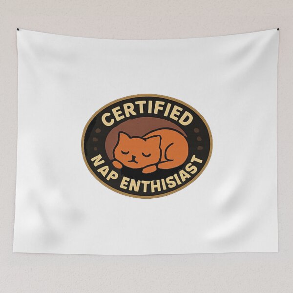 Item preview, Certified Nap Enthusiast | Funny Sleep Lover Tee designed and sold by Long Family Gifts.