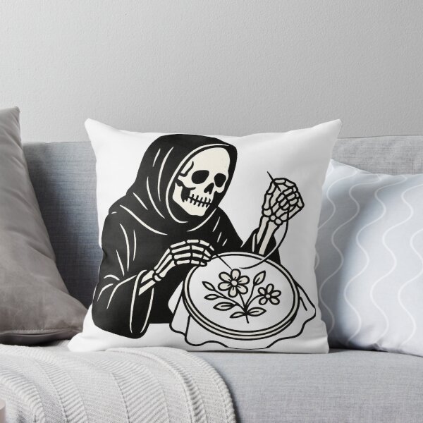 Item preview, Death Does Embroidery designed and sold by pnknessprojects.