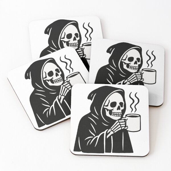 Item preview, Death Drinks Coffee designed and sold by pnknessprojects.