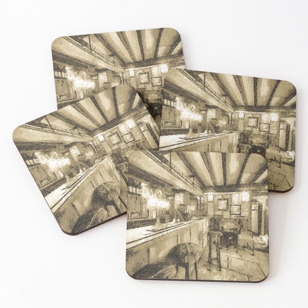 Item preview, English Pub Van Gogh Style  designed and sold by Londonimages.
